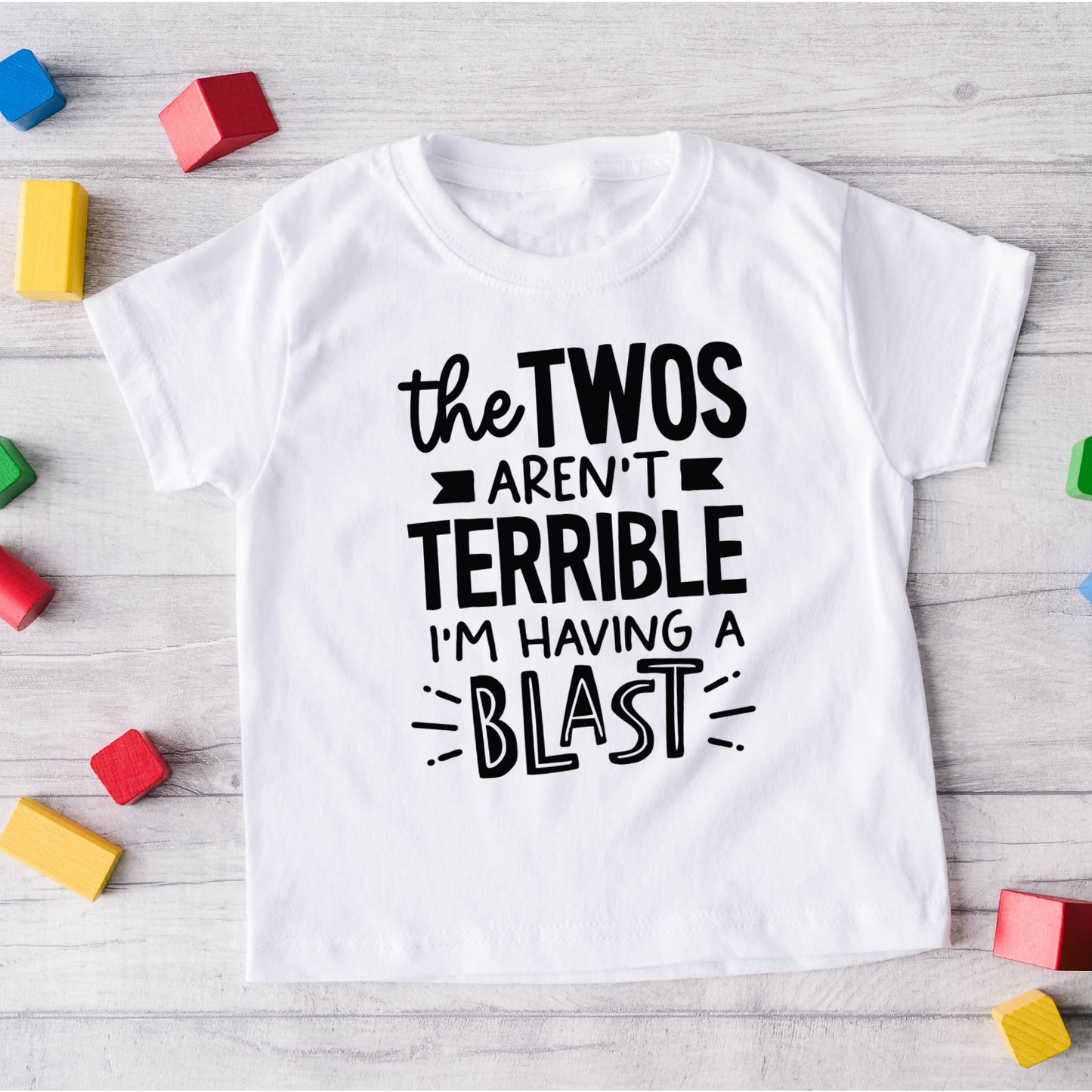 T-shirt Les deux ne sont pas terribles, je m'amuse