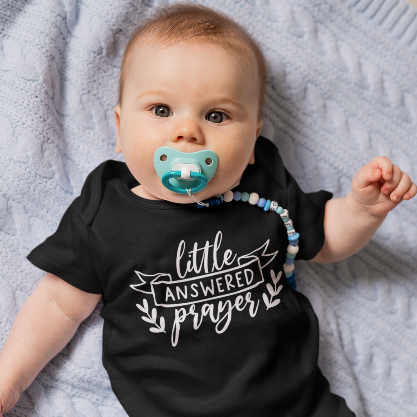 Little Answered Prayer Diaper Shirt