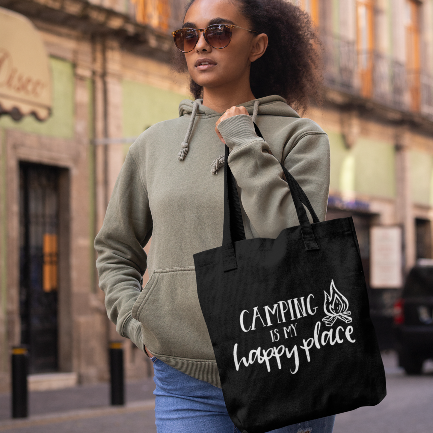 Camping Tote Bag