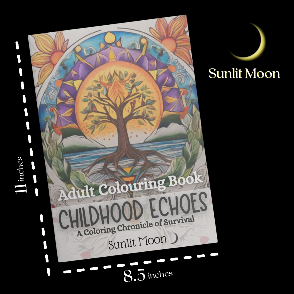 Childhood Echoes: A Colouring Chronicle of Survival - Adult Colouring Book