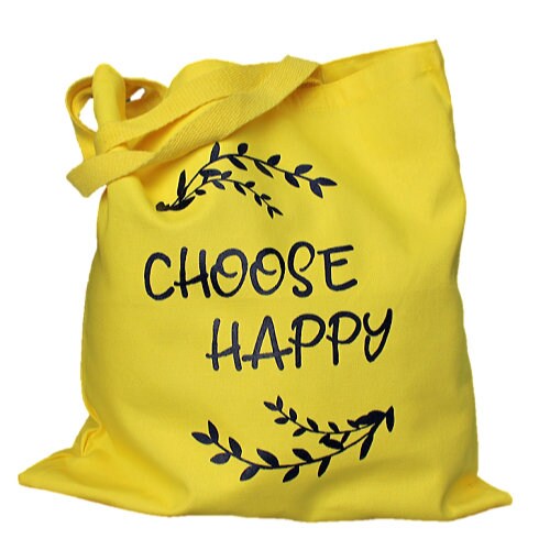 Choose Happy Tote Bag