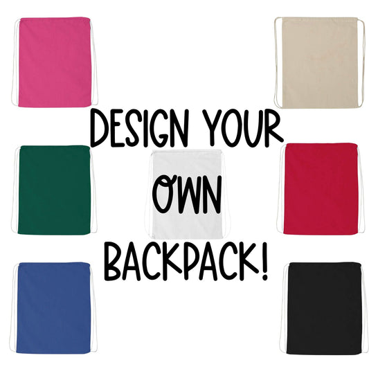 Custom Made Drawstring Backpack