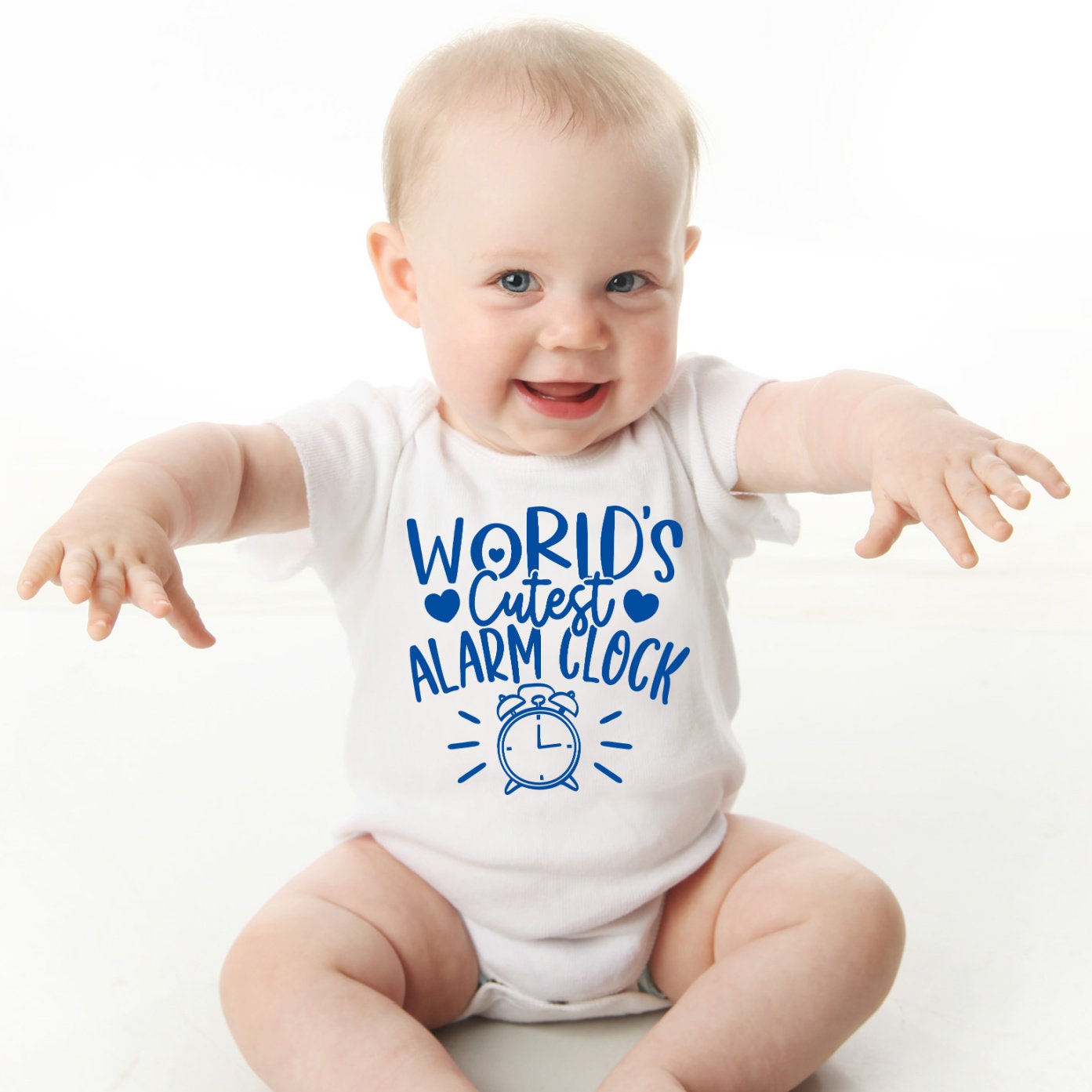 World's Cutest Alarm Clock Diaper Shirt