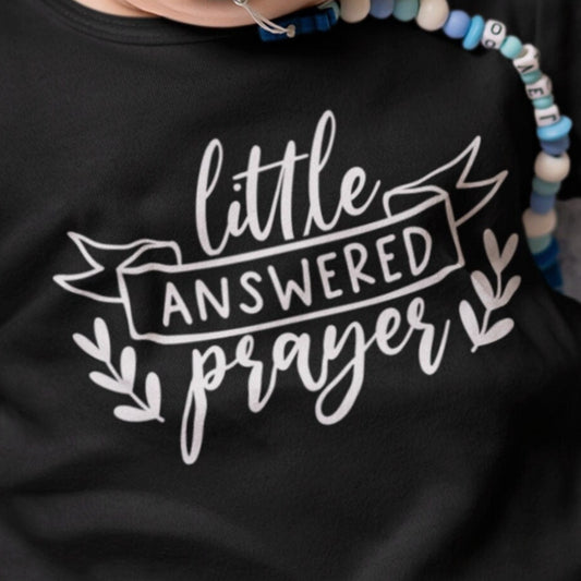 Little Answered Prayer Diaper Shirt